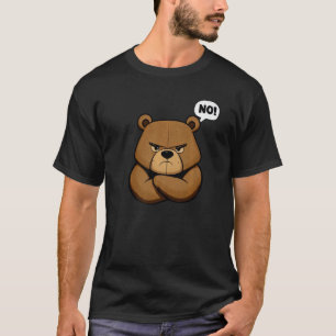 Funny Grumpy Bear - No! Premium T-Shirt