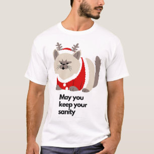 Funny Grumpy Cat Christmas Funny Holiday T-Shirt