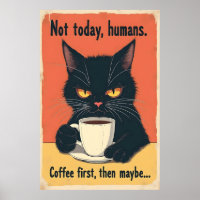 Funny Grumpy Cat Coffee Art