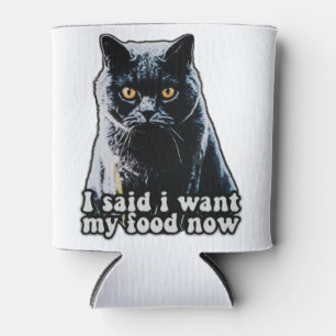 Funny grumpy cat meme for cat owners and lovers can cooler