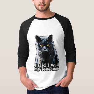 Funny grumpy cat meme for cat owners and lovers T-Shirt
