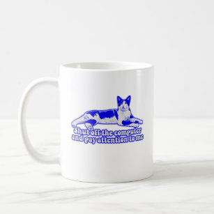 Funny grumpy cat meme for cat owners & lovers coffee mug