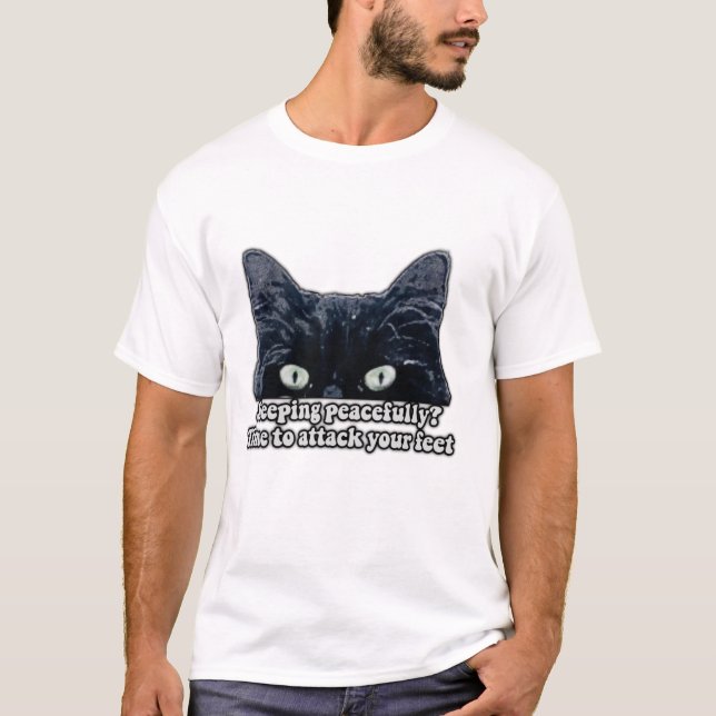 Funny grumpy cat meme for kitten owners &cat lover T-Shirt (Front)