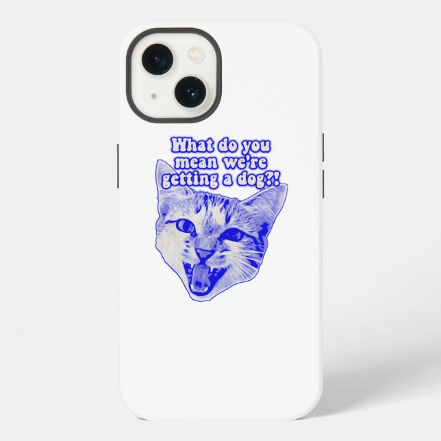 Funny grumpy cat meme for kitty and cat lovers iPhone case (Back)