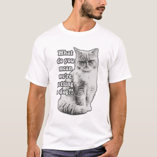 Funny grumpy cat meme for kitty lovers and owners T-Shirt (Front)