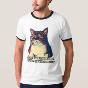 Funny grumpy cat meme for kitty owners and lovers T-Shirt