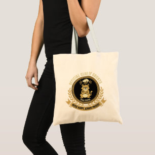 Funny Grumpy Cat Official Club of Grunts Sarcas Tote Bag