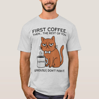 Funny Grumpy Cat Sarcastic Graphic Tee