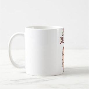 Funny Grumpy Hedgehog Not A Hugger Coffee Mug