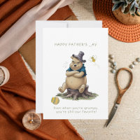 Funny Grumpy Winnie the Pooh Father's Day Card