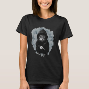 Funny Grunge Aesthetic Smoking Cat Kitty Streetwea T-Shirt