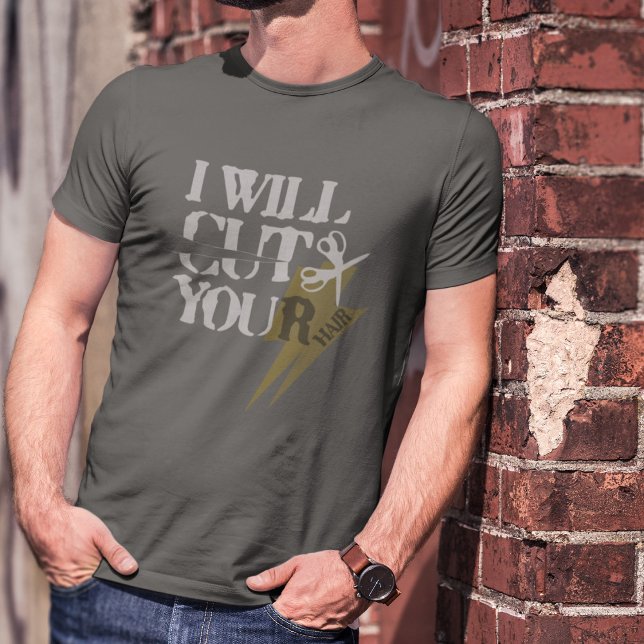 Funny Grunge Hair Stylist Hairdresser Phrase  T-Shirt (Creator Uploaded)