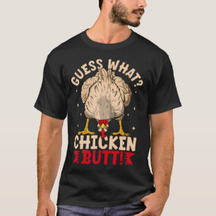 Funny Guess Chicken Design Funny Chicken Lovers T-Shirt