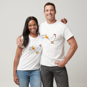 Funny Guess what? Quirky Funny chicken butt T-Shirt