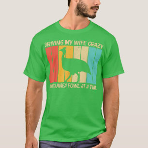 Funny Guinea Fowl Design For Men Boys Dad Guinea H T-Shirt