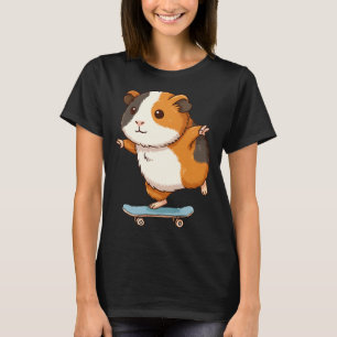 Funny Guinea G Skater Skateboard Ballerina Zoo Boy T-Shirt