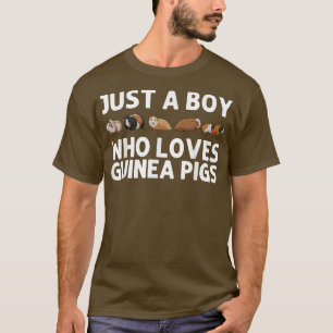 Funny Guinea Pig Art For Boys Kids Rodent Animal G T-Shirt
