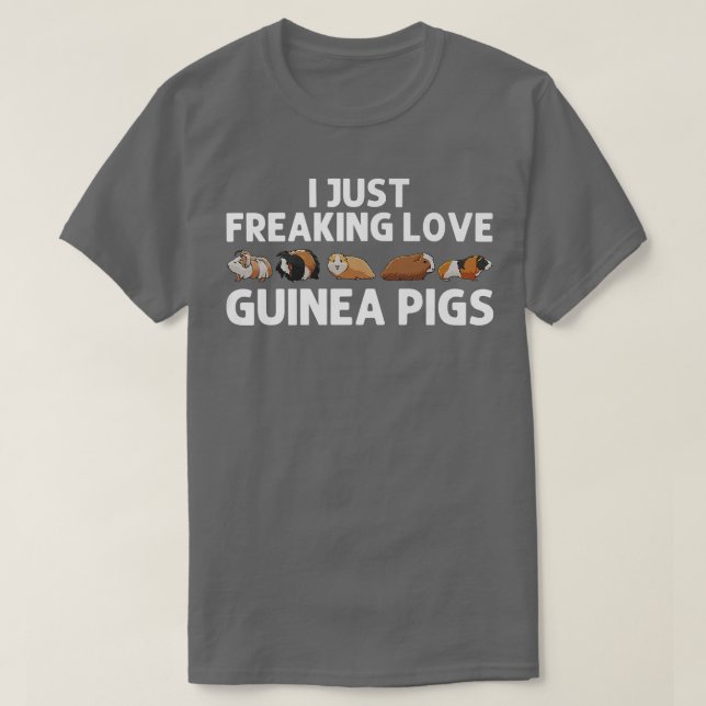 Funny Guinea Pig Art For Men Rodent Animal G T-Shirt (Design Front)