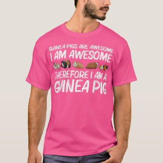Funny Guinea Pig Art For Men Women Rodent Animal G T-Shirt