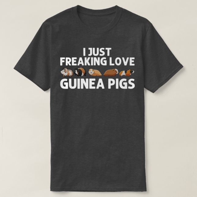 Funny Guinea Pig Art For Men Women Rodent Animal G T-Shirt (Design Front)