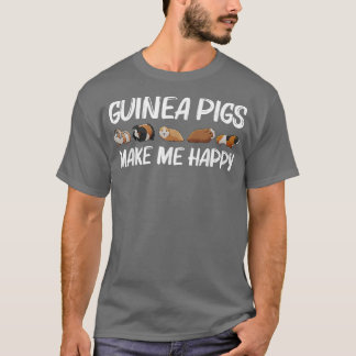 Funny Guinea Pig Art For Men Women Rodent Animal G T-Shirt