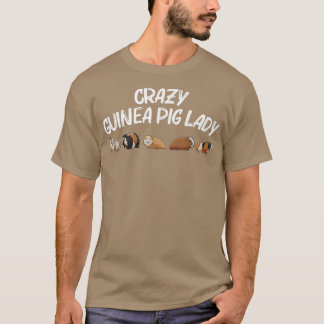 Funny Guinea Pig Art For Women Mum Rodent Animal G T-Shirt
