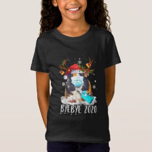 Funny Guinea Pig Christmas Face Mask Bye Bye 2020 T-Shirt