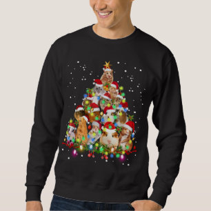 Funny Guinea Pig Christmas Tree Ornament Decor Sweatshirt