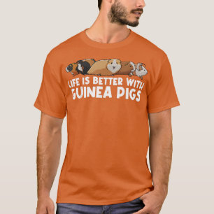Funny Guinea Pig Design For Men Women Kids Guinea  T-Shirt