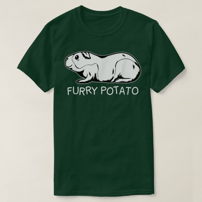 Funny Guinea Pig Furry Potato Kids Men Women1511  T-Shirt (Design Front)
