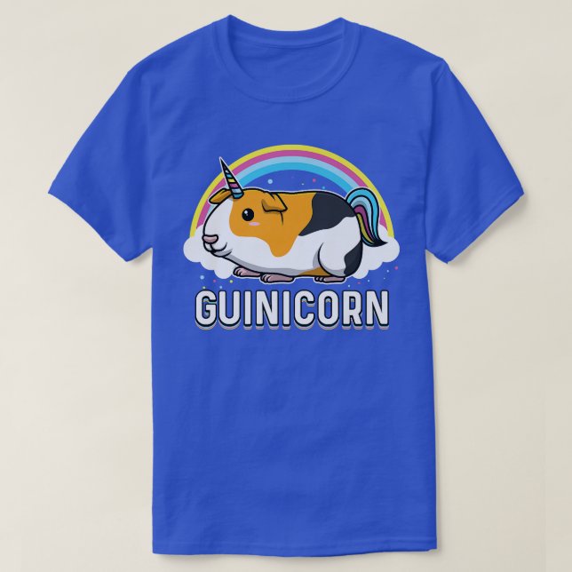 Funny Guinea Pig Gunicorn Rainbow Women Girls Kids T-Shirt (Design Front)