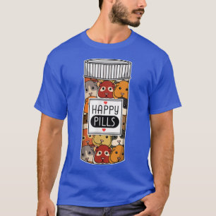 Funny Guinea Pig Happy Meds Women Kids Men T-Shirt