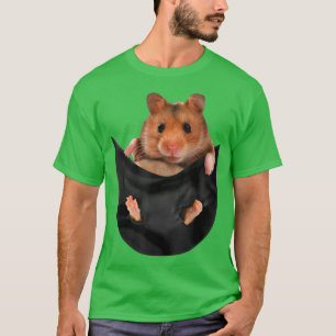 Funny Guinea Pig in Pocket T for Women Men T-Shirt