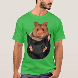 Funny Guinea Pig in Pocket T for Women Men T-Shirt