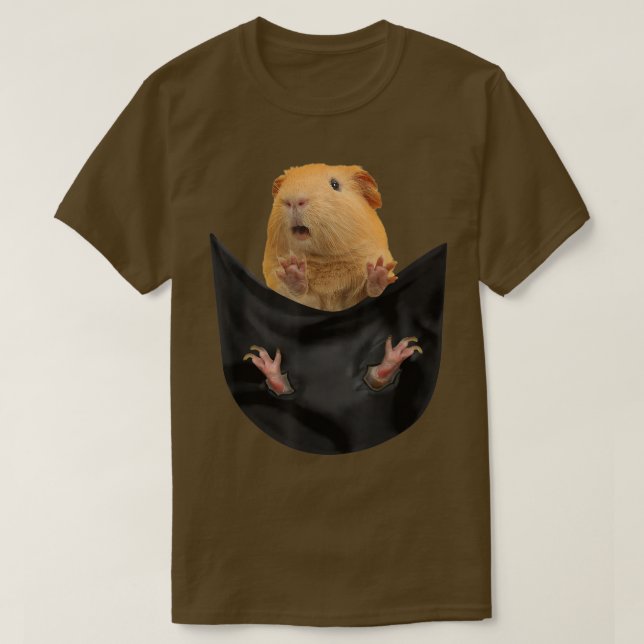 Funny Guinea Pig In Your Pocket Shirt 1527  (Design Front)