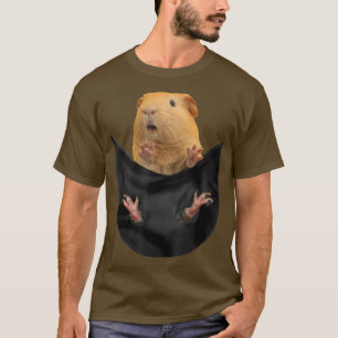 Funny Guinea Pig in Your Pocket  T-Shirt