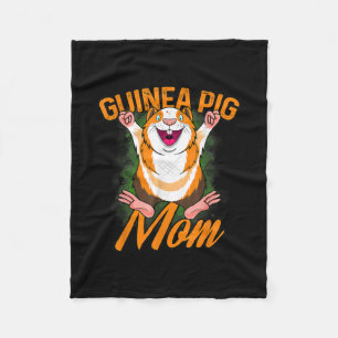 Funny Guinea Pig Lover Gift Womens Mens Fleece Blanket