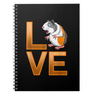 Funny Guinea Pig Lover Gift Womens Mens Notebook