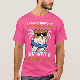 Funny Guinea Pig Mum Dad Men Women  T-Shirt