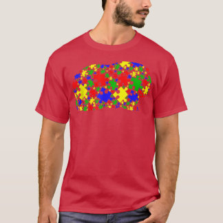 Funny Guinea pig Puzzle Animals Lover Autism Aware T-Shirt