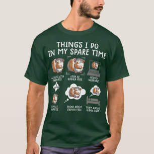 Funny Guinea Pig Shirt Srcastic Humour Guinea Pig