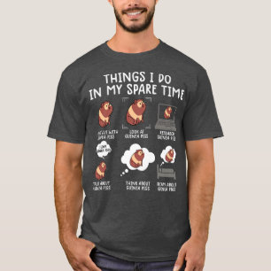 Funny Guinea Pig Shirt Srcastic Humour Guinea Pig