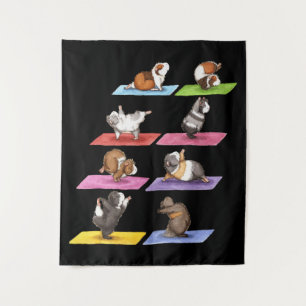 Funny Guinea Pig Yoga Tapestry