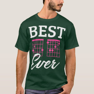 Funny Guitar Best Gf Ever Vintage Music  T-Shirt