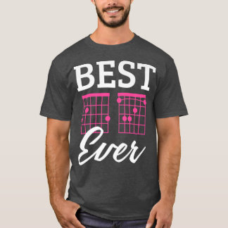 Funny Guitar Best Gf Ever Vintage Music  T-Shirt