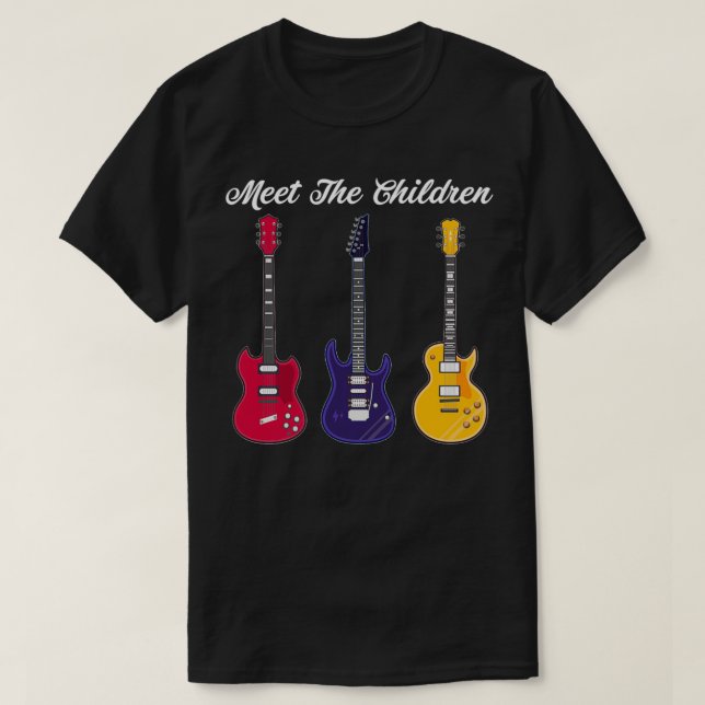 Funny Guitar Gift For Guitar Players T-Shirt (Design Front)
