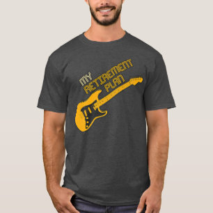 Funny Guitar My Retirement Plan Vintage Music770 T-Shirt