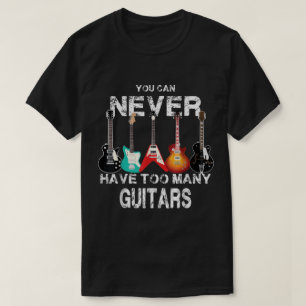 Funny Guitar Player Musician Design T-Shirt