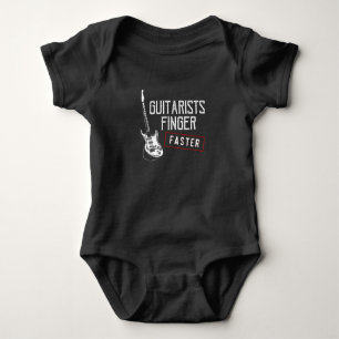 Funny Guitar Pun Men Adult Humour Musician Baby Bodysuit