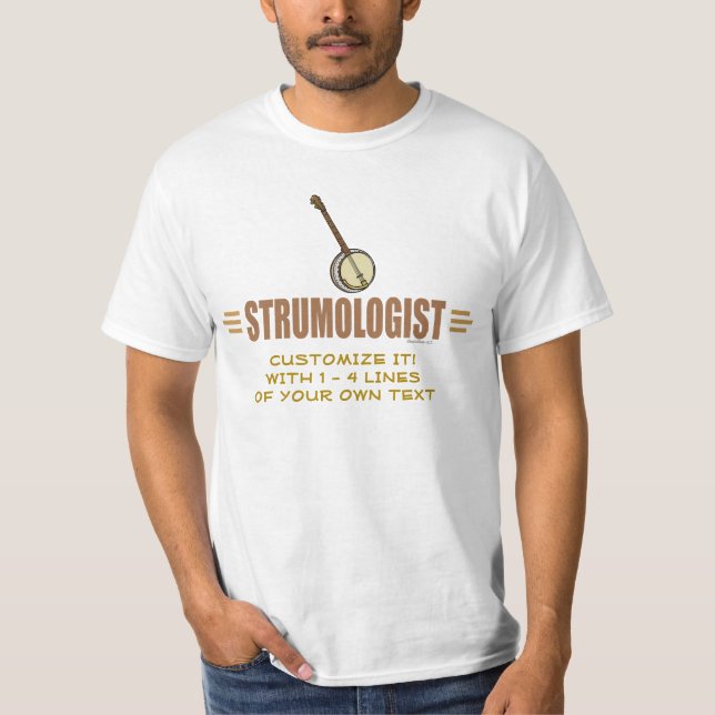 Funny Guitarist T-Shirt (Front)